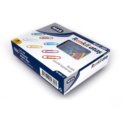 Mas 280 Renkli Ataş Pvc Kaplı 28 mm 50 Li - 1