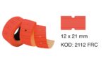 TANEX 12x21 mm ÇİZGİLİ PEMBE FİYAT ETİKET